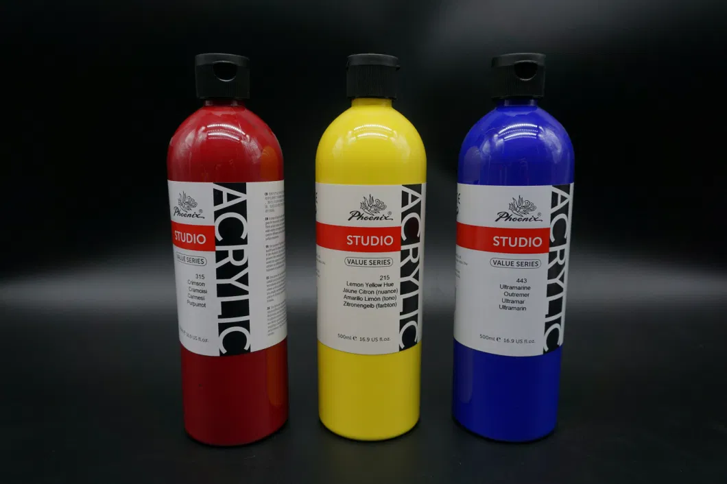 Hot Sale Acrylic Paint Colors 500ml Studio Acrylic Color for Students