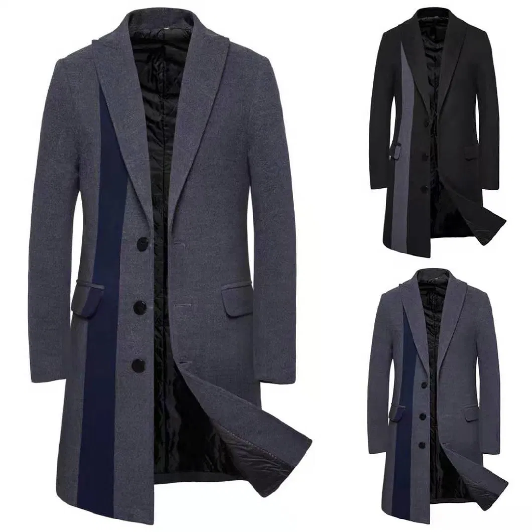 Men Overcoat Customized Woolen Wool Cashmere Handmade Overcoats Winter Coat