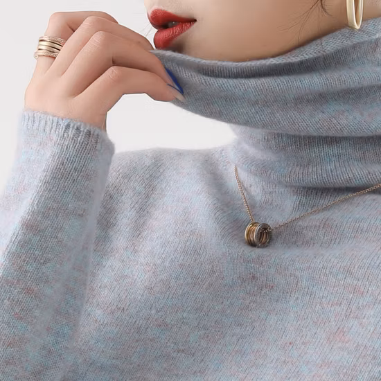 Maglione da donna invernale pesante in cashmere 100% moda classica